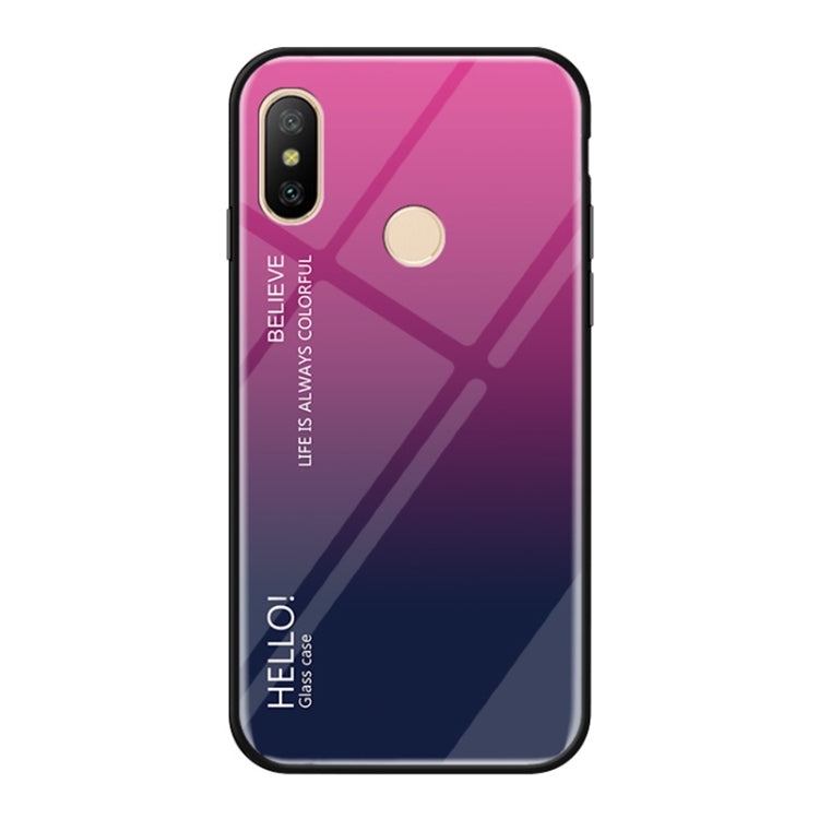 Gradient Color Glass Case for Xiaomi Mi 8 SE
