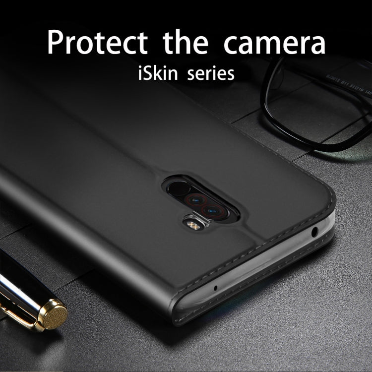 DZGOGO ISKIN Series Slight Frosted PU+ TPU Case for Xiaomi Pocophone F1