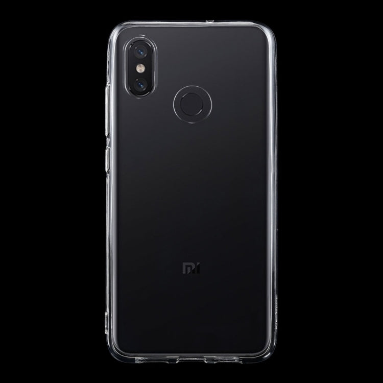 50PCS 0.75mm Transparent TPU Case for Xiaomi Mi 8