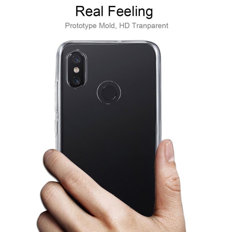 50PCS 0.75mm Transparent TPU Case for Xiaomi Mi 8