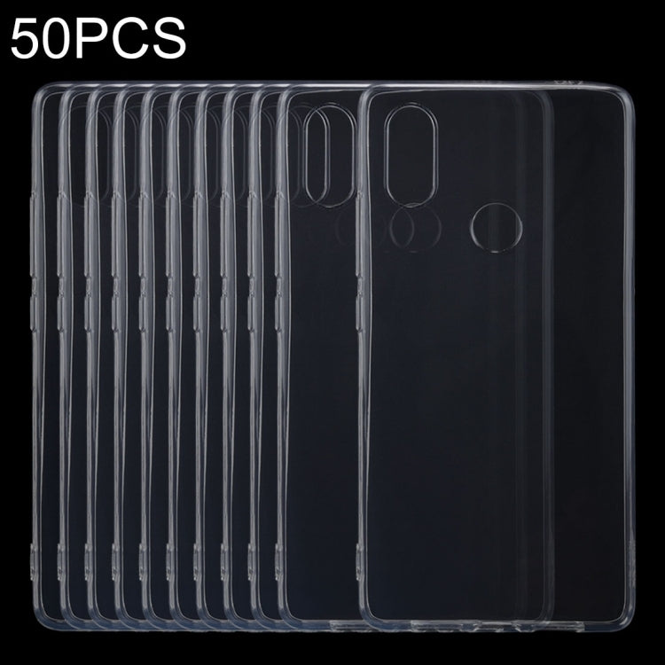 50PCS 0.75mm Transparent TPU Case for Xiaomi Mi 8 SE