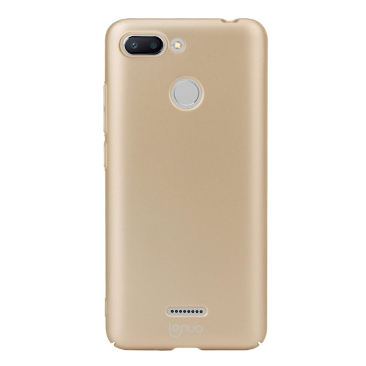 lenuo Leshield Series Ultra-thin PC Case for Xiaomi Redmi 6 (Gold)