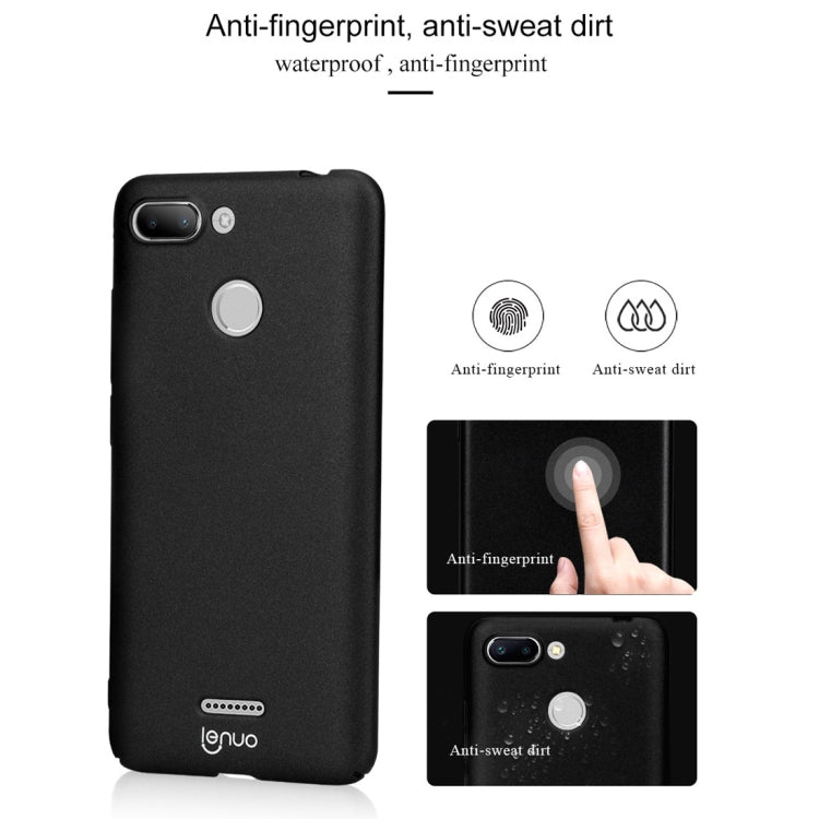 lenuo Leshield Series Ultra-thin PC Case for Xiaomi Redmi 6 (Gold)