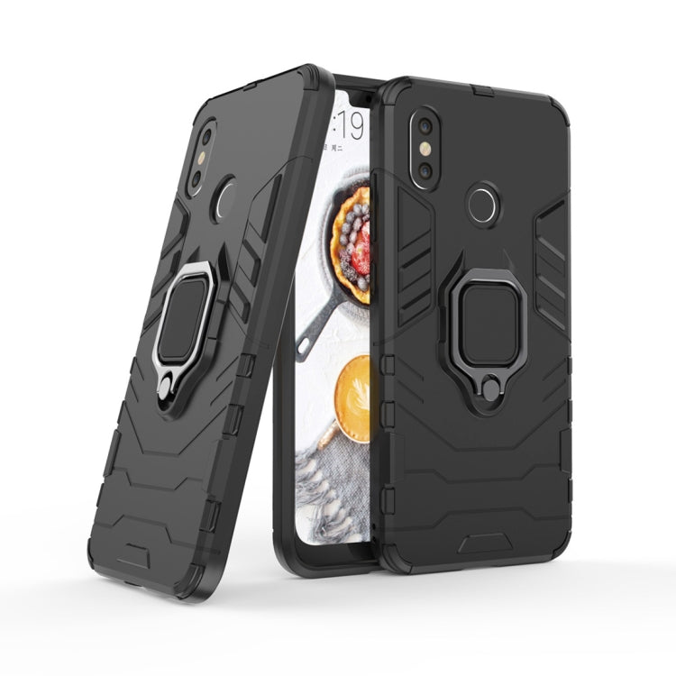 PC + TPU Shockproof Protective Case for Xiaomi Redmi Note 5, with Magnetic Ring Holder