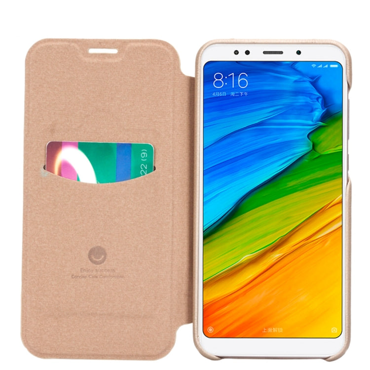 Lenuo for  Ledream Flip Series Xiaomi Redmi 5 Plus PU + PC Horizontal Flip Leather Case with Card Slots