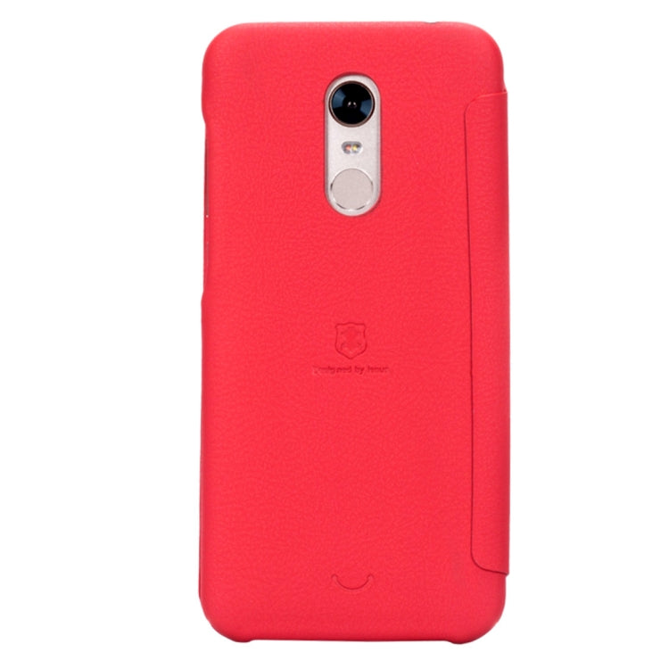 Lenuo for  Ledream Flip Series Xiaomi Redmi 5 Plus PU + PC Horizontal Flip Leather Case with Card Slots
