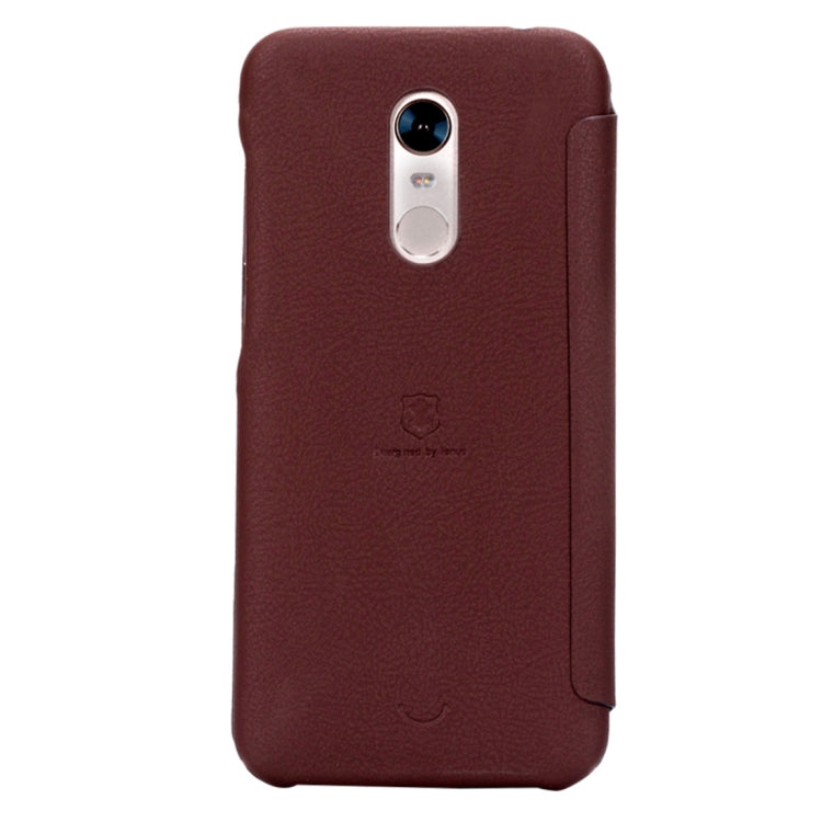 Lenuo for  Ledream Flip Series Xiaomi Redmi 5 Plus PU + PC Horizontal Flip Leather Case with Card Slots