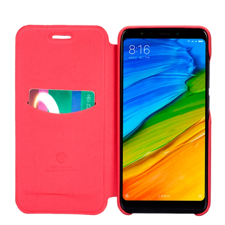 Lenuo for  Ledream Flip Series Xiaomi Redmi 5 PU + PC Horizontal Flip Leather Case with Card Slots