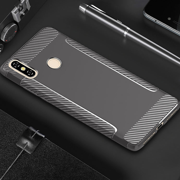 Carbon Fiber Anti-slip TPU Protective Case for Xiaomi Mi 6X / A2
