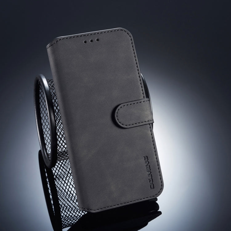 DG.MING Retro Oil Side Horizontal Flip Case for Xiaomi Mi 8, with Holder & Card Slots & Wallet