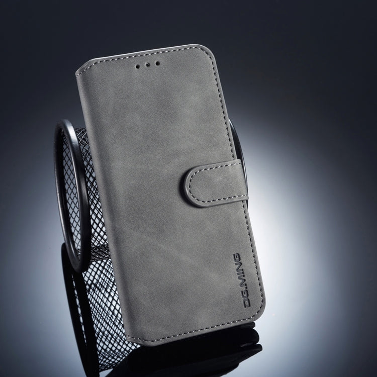 DG.MING Retro Oil Side Horizontal Flip Case for Xiaomi Mi 8, with Holder & Card Slots & Wallet