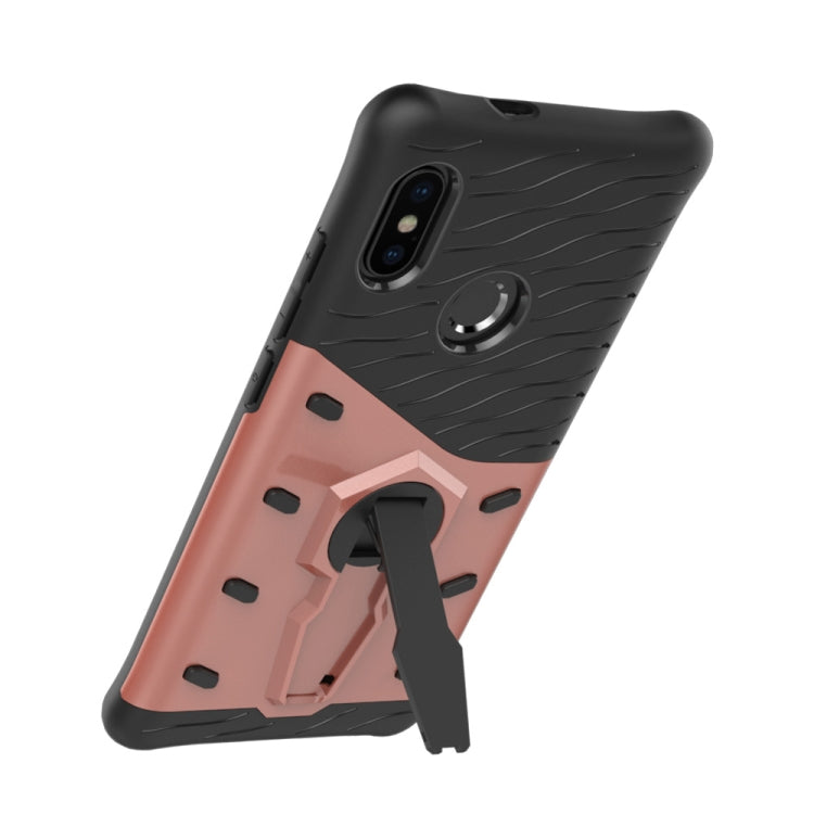 PC + TPU Dropproof Sniper Hybrid Case for Xiaomi Mi 6X / A2, with 360 Degree Rotation Holder