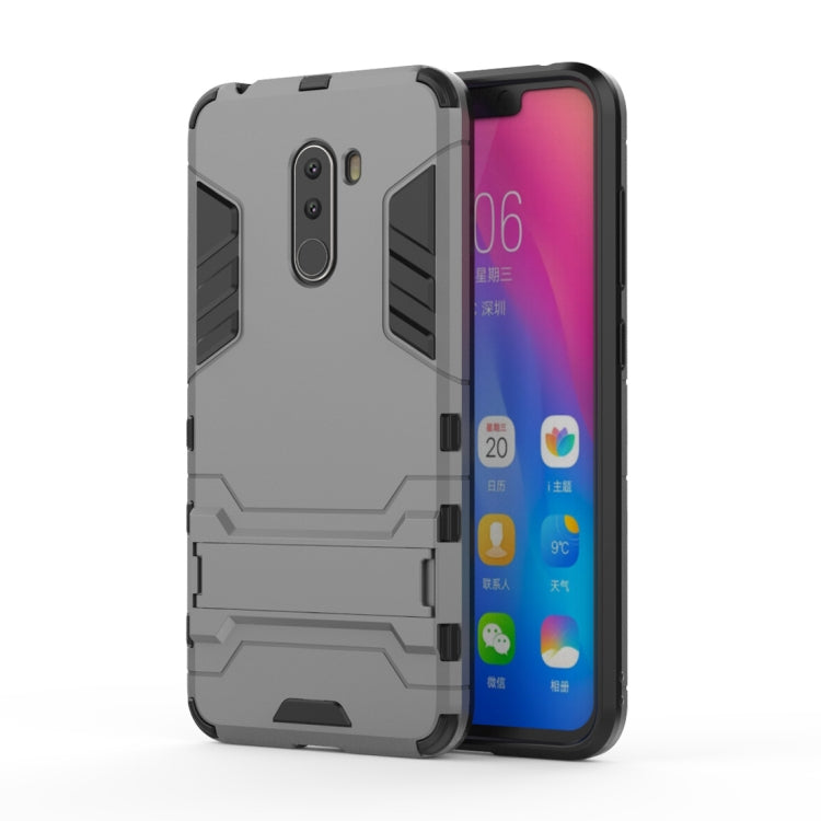 Shockproof PC + TPU  Case for Xiaomi Pocophone F1, with Holder