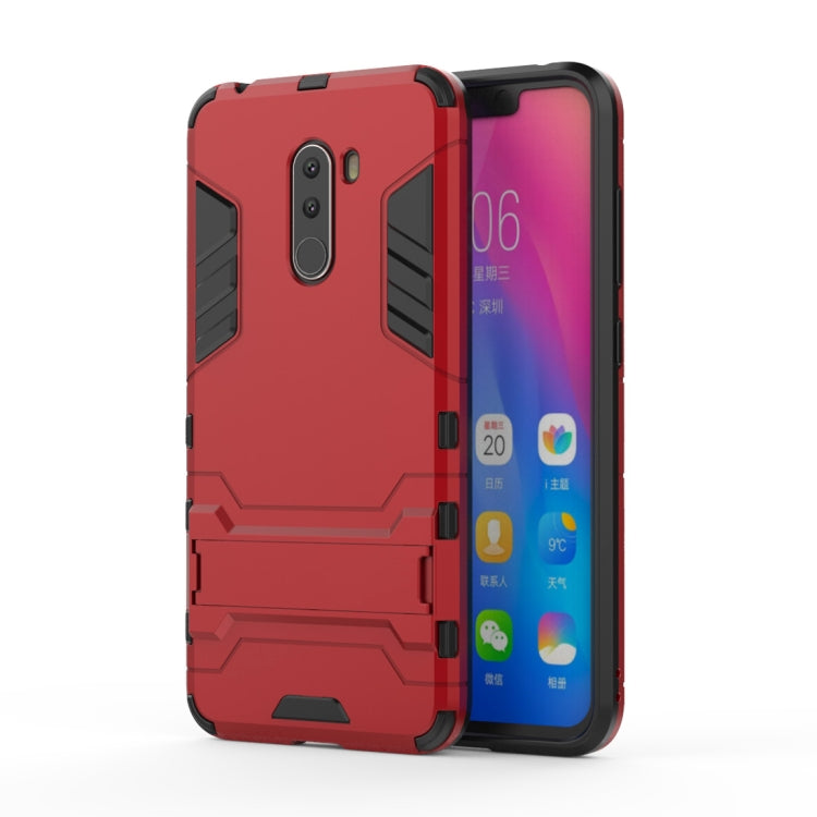 Shockproof PC + TPU  Case for Xiaomi Pocophone F1, with Holder
