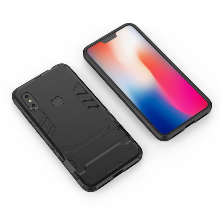 Shockproof PC + TPU  Case for Xiaomi Redmi Note 6, with Holder