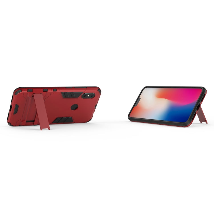 Shockproof PC + TPU  Case for Xiaomi Redmi Note 6, with Holder