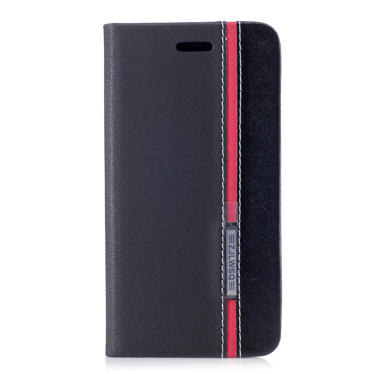 For Xiaomi  Redmi 5A Contrast Color Canvas Texture Horizontal Flip Leather Case with Holder & Card Slot