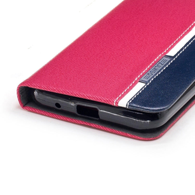 For Xiaomi  Redmi 5A Contrast Color Canvas Texture Horizontal Flip Leather Case with Holder & Card Slot