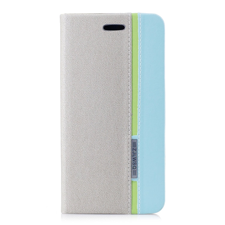 For Xiaomi  Redmi 5A Contrast Color Canvas Texture Horizontal Flip Leather Case with Holder & Card Slot