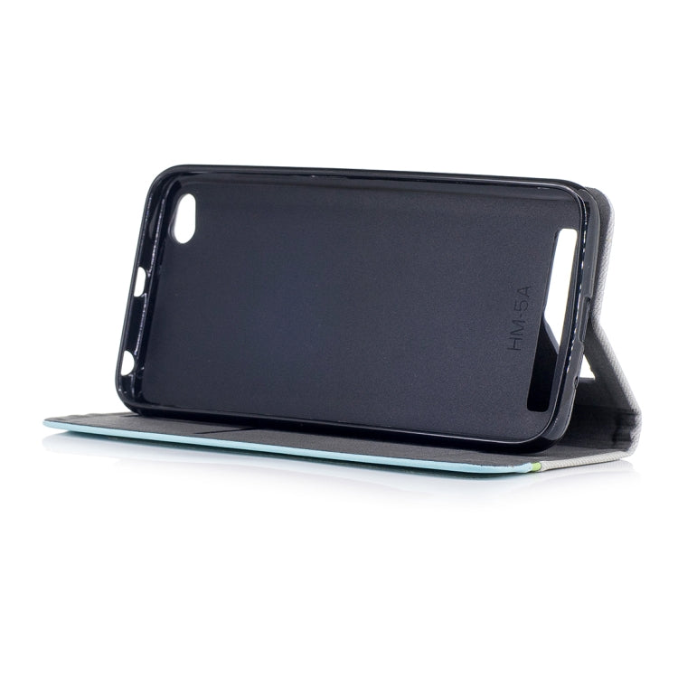For Xiaomi  Redmi 5A Contrast Color Canvas Texture Horizontal Flip Leather Case with Holder & Card Slot