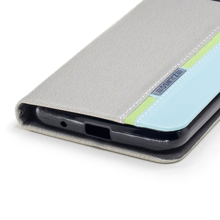 For Xiaomi  Redmi 5A Contrast Color Canvas Texture Horizontal Flip Leather Case with Holder & Card Slot