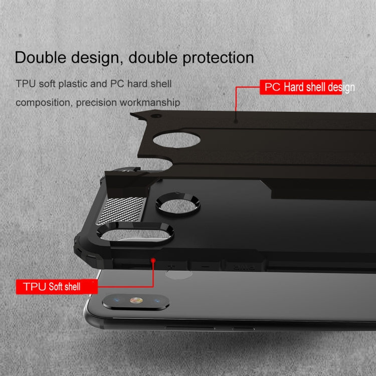 For Xiaomi  Redmi Note 5 Pro Full-body Rugged TPU + PC Combination Back Cover Case