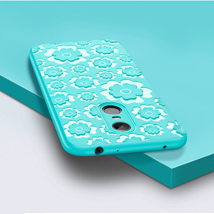 For Xiaomi  Redmi 5 Plus 3D Suspension Carving Pattern TPU Protective Back Case