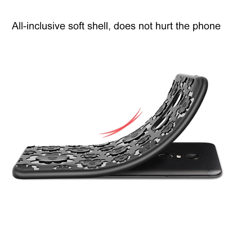 For Xiaomi  Redmi 5 Plus 3D Suspension Carving Pattern TPU Protective Back Case
