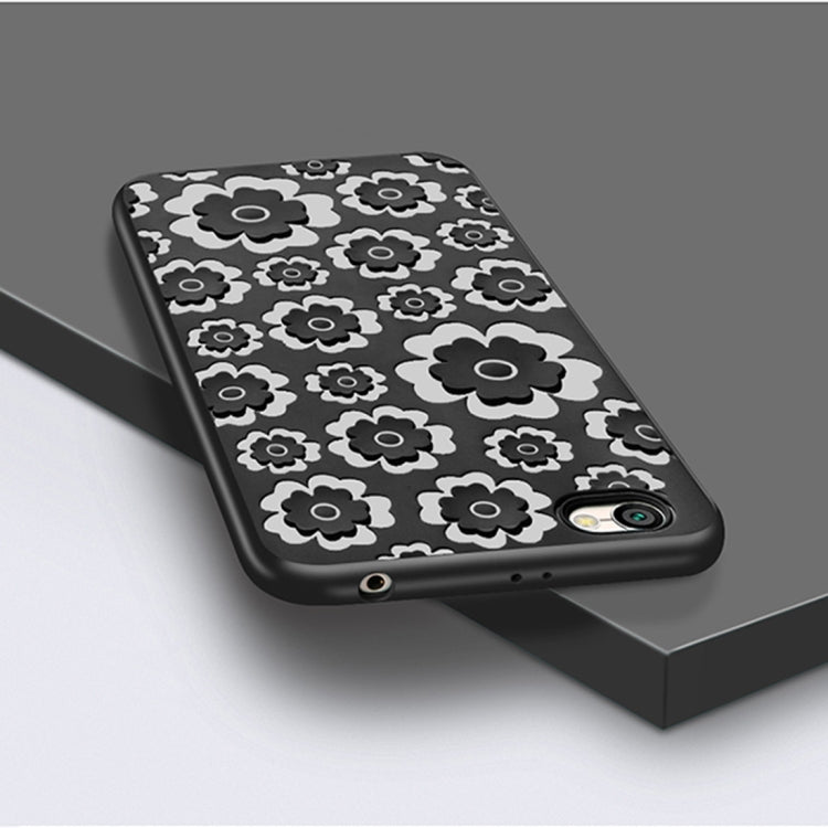 For Xiaomi  Redmi Note 5A 3D Suspension Carving Pattern TPU Protective Back Case