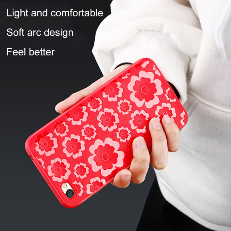 For Xiaomi  Redmi Note 5A 3D Suspension Carving Pattern TPU Protective Back Case