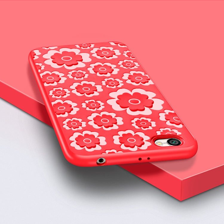 For Xiaomi  Redmi Note 5A 3D Suspension Carving Pattern TPU Protective Back Case