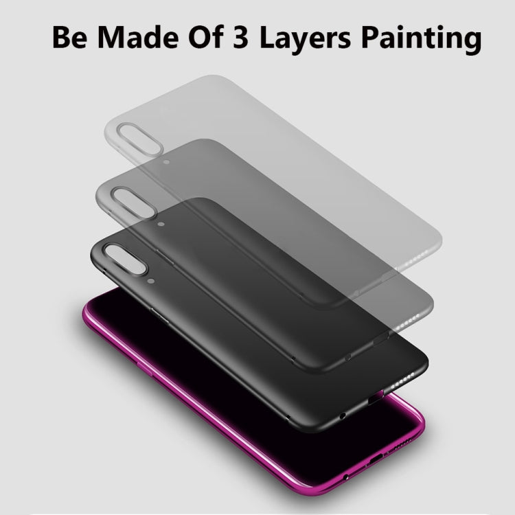 Ultra-thin Full Protection Matte TPU Case for Xiaomi Mi 9(Black)