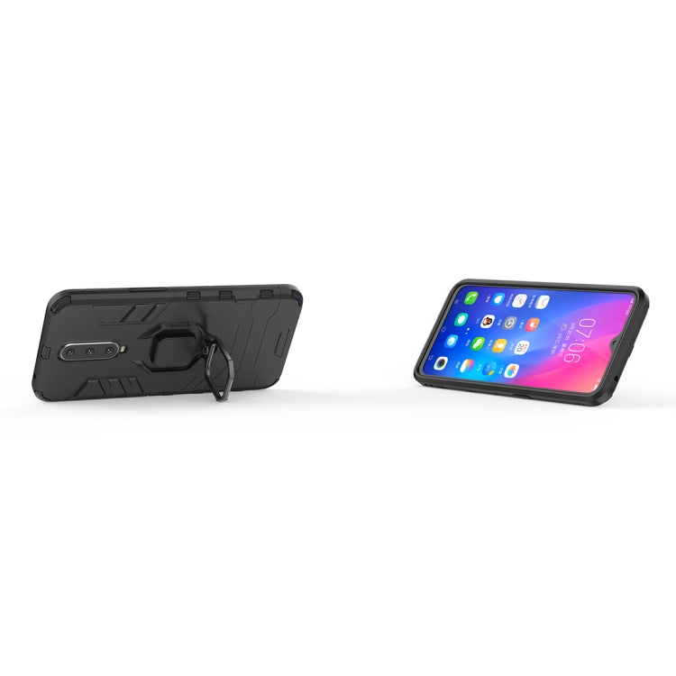 PC + TPU Shockproof Protective Case with Magnetic Ring Holder for Xiaomi Pocophone F1