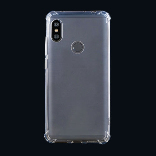 For Xiaomi Redmi Note 6 Four-Corner Shockproof Ultra-Thin Transparent TPU Case