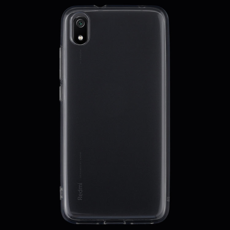 50 PCS 0.75mm Ultrathin Transparent TPU Soft Protective Case for Xiaomi Redmi 7A