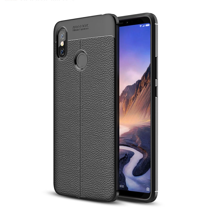 Litchi Texture TPU Shockproof Case for Xiaomi Mi Max 3