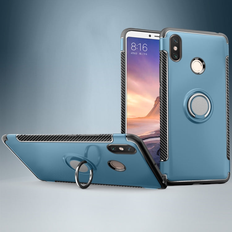Magnetic 360 Degree Rotation Ring Holder Armor Protective Case for Xiaomi Mi Max 3