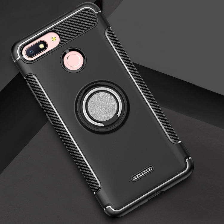 Magnetic 360 Degree Rotation Ring Holder Armor Protective Case for Xiaomi Redmi 6A