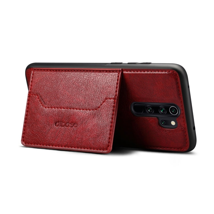 Dibase For Xiaomi Redmi Note 8 Pro TPU + PC + PU Crazy Horse Texture Protective Case, with Holder & Card Slots