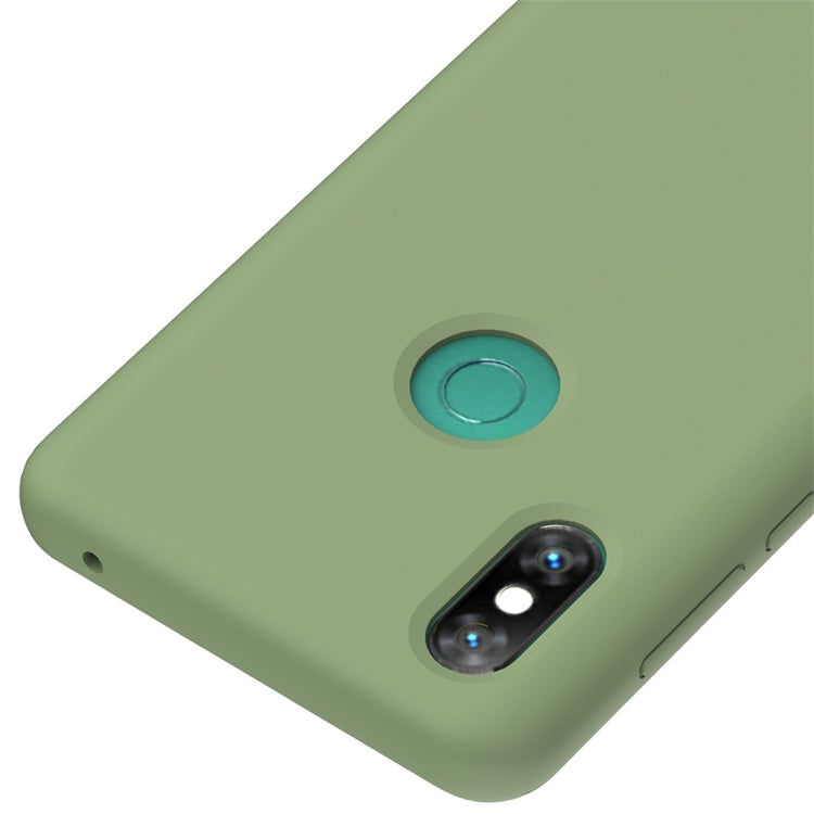 Solid Color Liquid Silicone Dropproof Protective Case for Xiaomi Mi Mix 3