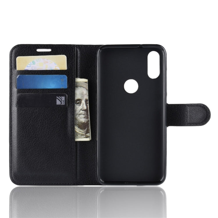 Litchi Texture Horizontal Flip Leather Case for Xiaomi Redmi Note 7, with Wallet & Holder & Card Slots