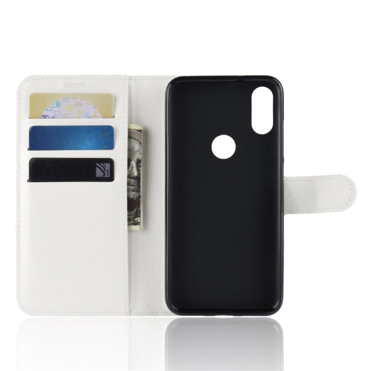 Litchi Texture Horizontal Flip Leather Case for Xiaomi Redmi Note 7, with Wallet & Holder & Card Slots