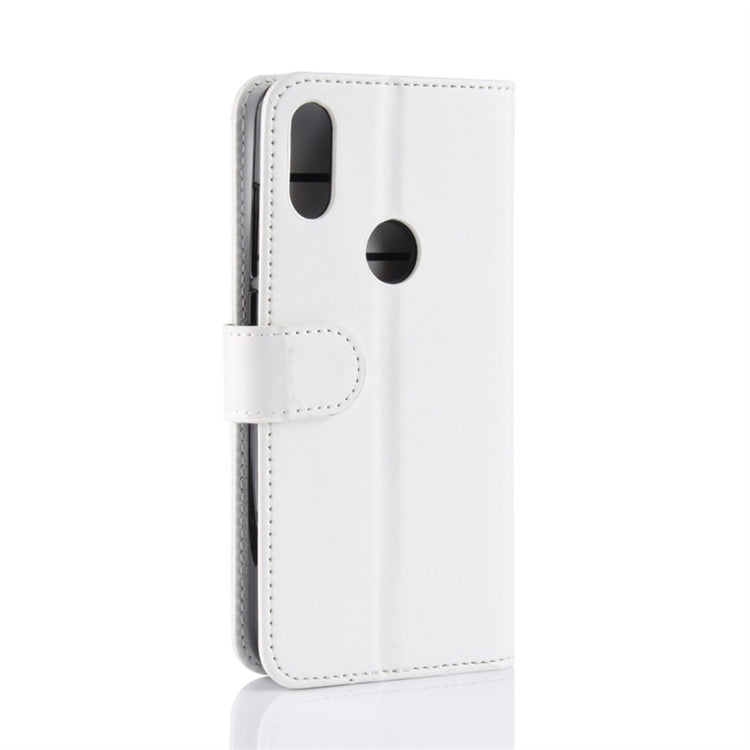 R64 Texture Single Fold Horizontal Flip Leather Case for Xiaomi Redmi Note 7, with Holder & Wallet & Card Slots & Photo Frame