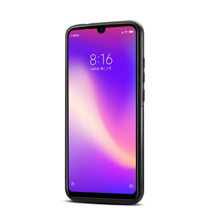 Dibase TPU + PC + PU Crazy Horse Texture Protective Case for Xiaomi Redmi 7, with Holder & Card Slots