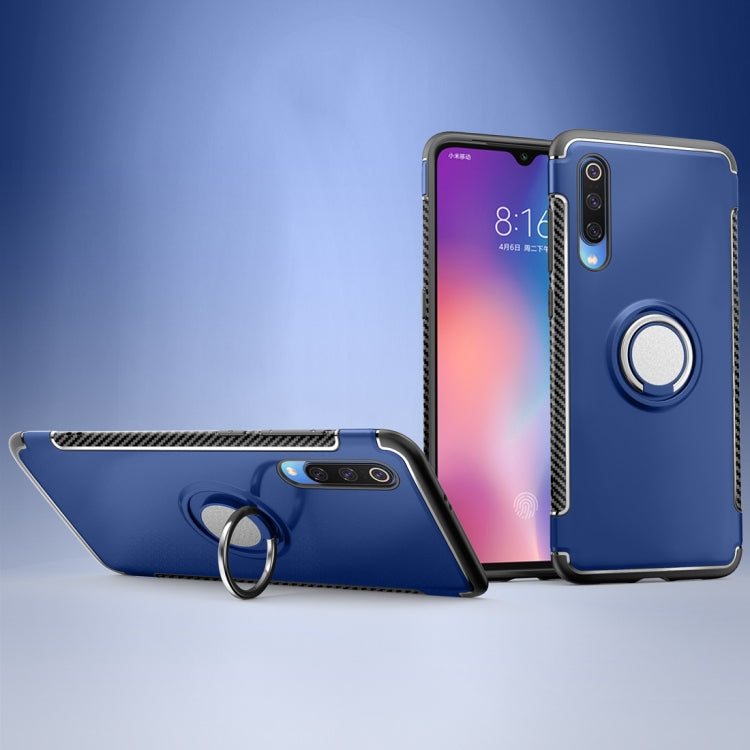 Magnetic Armor Protective Case for Xiaomi Mi 9, with 360 Degree Rotation Ring Holder