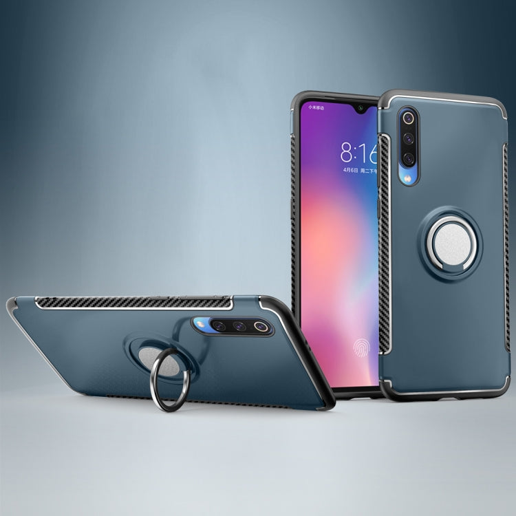Magnetic Armor Protective Case for Xiaomi Mi 9, with 360 Degree Rotation Ring Holder