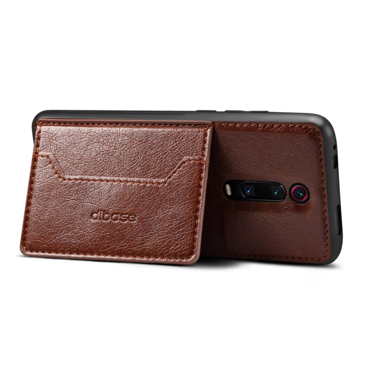 Dibase TPU + PC + PU Crazy Horse Texture Protective Case for Xiaomi Redmi K20 / K20 Pro, with Holder & Card Slots