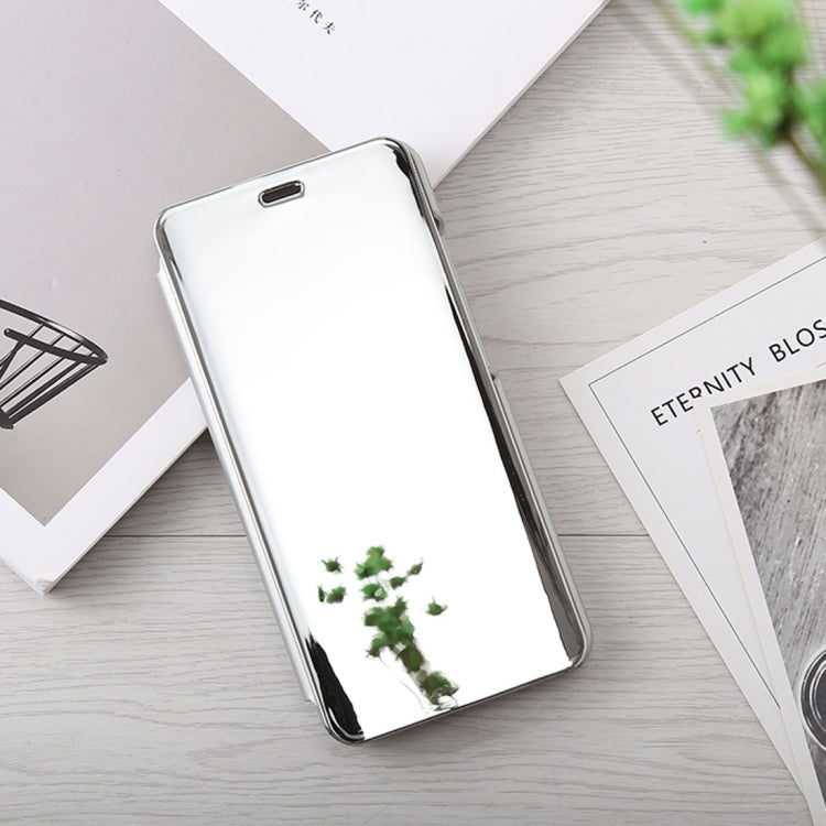 Mirror Clear View Horizontal Flip PU Leather Case for Xiaomi Redmi 6A, with Holder
