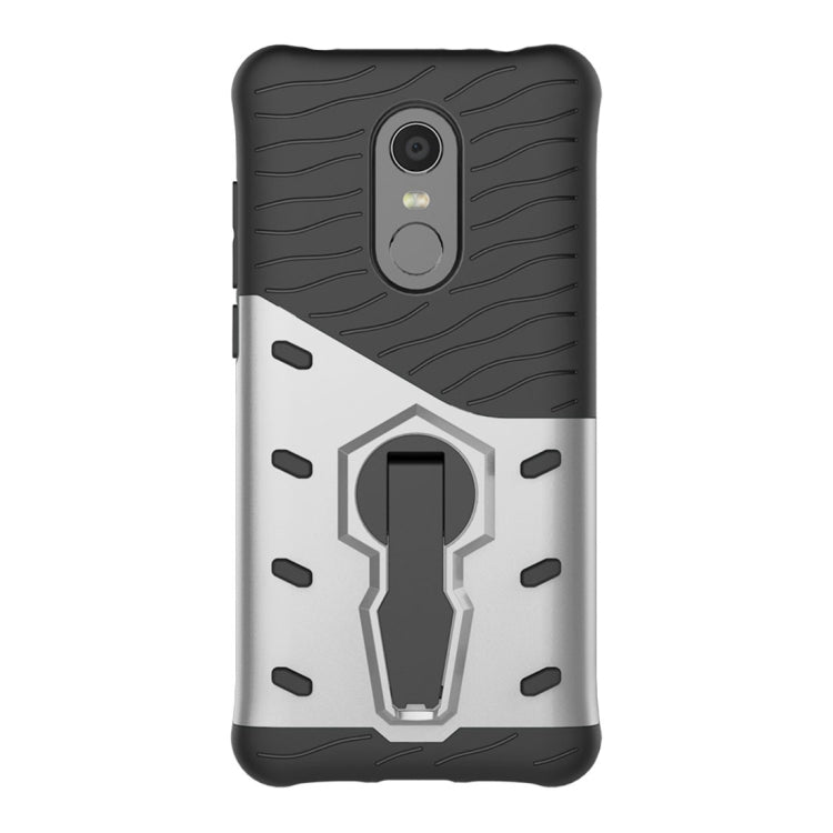 For Xiaomi Redmi 5 Plus PC + TPU Dropproof Sniper Hybrid Protective Back Case with 360 Degree Rotation Holder