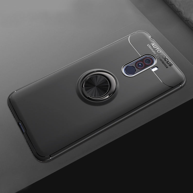 Lenuo  Magnetic Metal Ring Phone Holder TPU Case for Xiaomi POCO F1